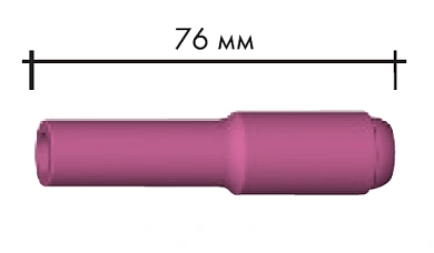 Газовое сопло, керамическое 9,5х76 мм