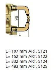 Комплект плеч TECNA 5124