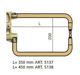 Комплект плеч TECNA 5137