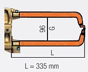 Комплект плеч TECNA 5188