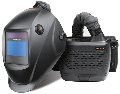 Маска сварщика с АСФ Хамелеон ADF 815S TM16 c подачей воздуха PAPR (с внешней кнопкой режима зачистки)