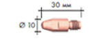 Наконечник E-Cu M 8/2,0/D=10,0/30,0